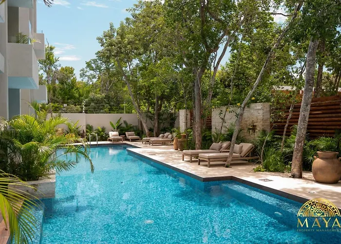 Ferienhaus Nhoa 305a Lux 2br Pool View In Aldea Zama Tulum